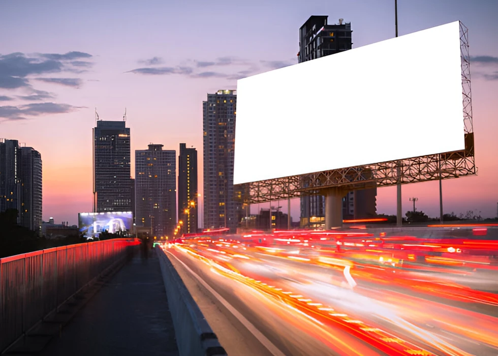 Advertising using sign boards